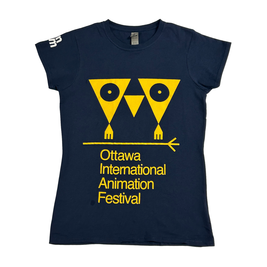 2023 OIAF Women's T-shirt (Black and Navy)