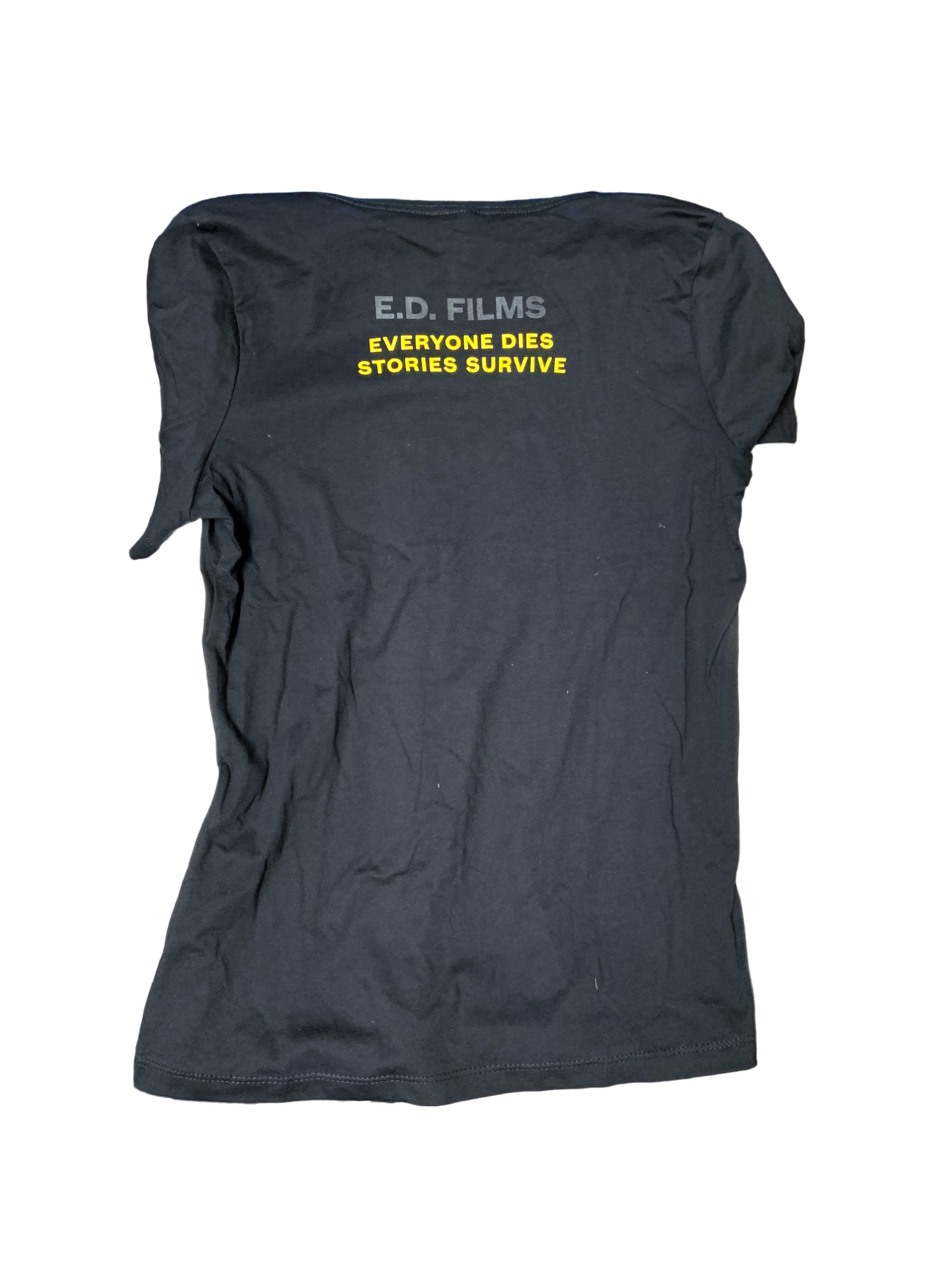 E.D. Films t-shirt back