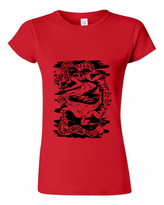 OIAF 2021 official women's t-shirt red