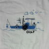 Boat OIAF 2013 women's t-shirt designed by Pipeline Studios white graphic