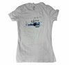 Boat OIAF 2013 women's t-shirt designed by Pipeline Studios white
