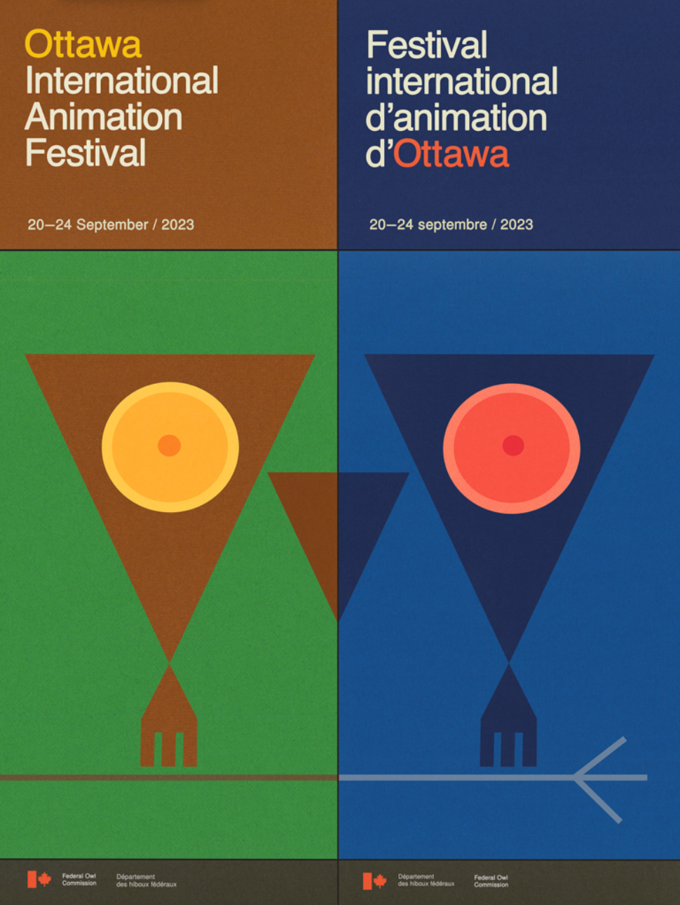 OIAF 2023 poster designed by Matthew Rankin