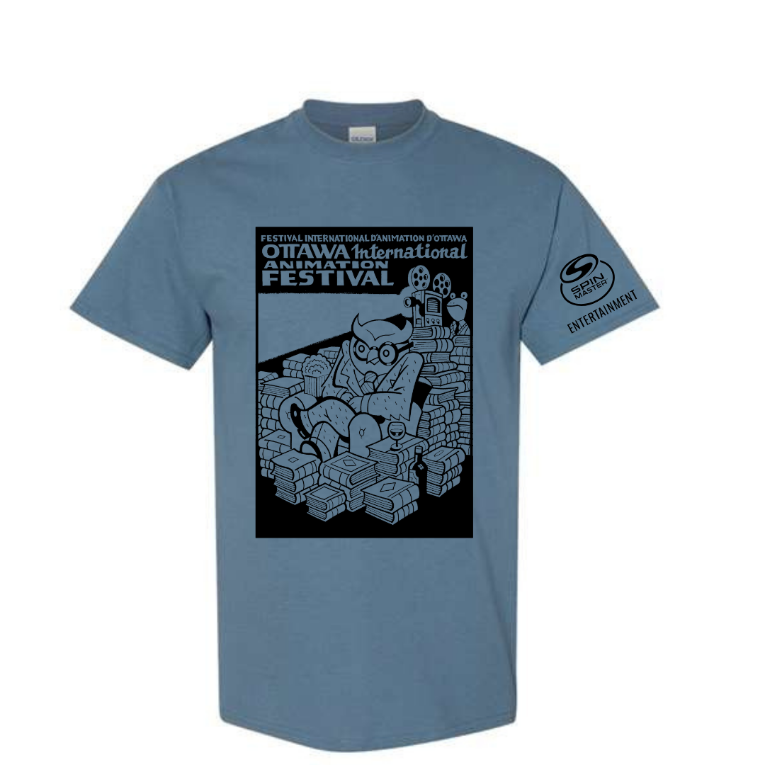 OIAF 2026 Owlbert T-shirt (Blue)- Standard/Unisex