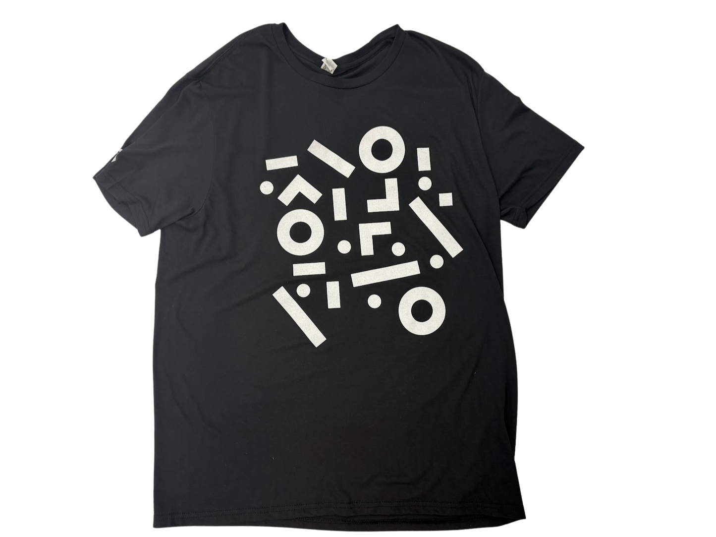 IFFO Black Unisex Tshirt shapes on front