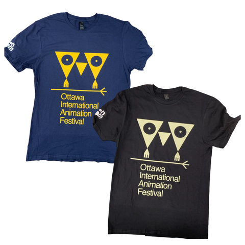 2023 OIAF Men's T-shirt (Black and Navy)