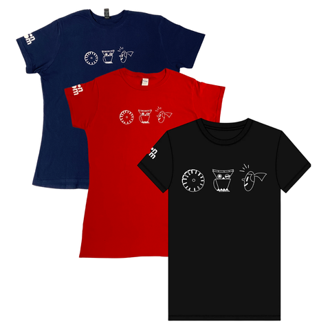 OIAF 2024 Women’s T-Shirt (Black, Navy, and Red)