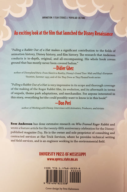 Pulling a Rabbit Out of a Hat The Making of Roger Rabbit by Ross Anderson book