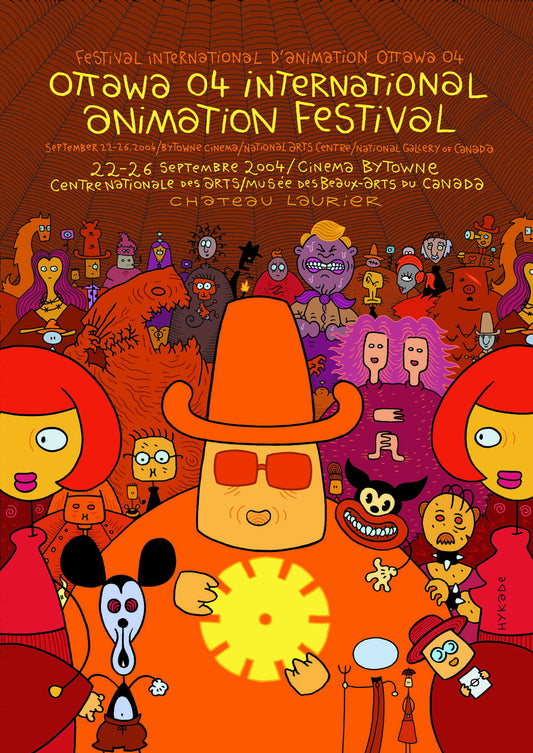 OIAF 2004 poster designed by Andreas Hykade