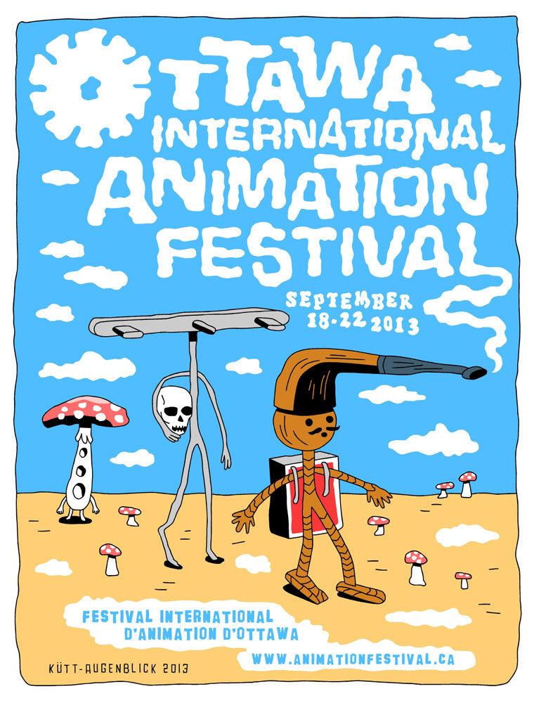 OIAF 2013 poster designed by Aaron Augenblick