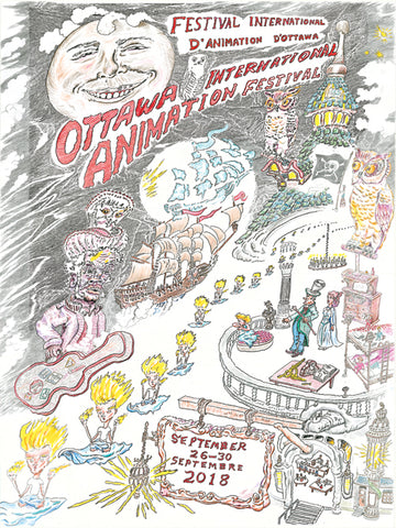 2018 OIAF Poster by Bruce Bickford