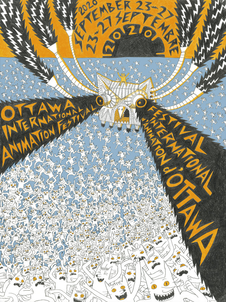 OIAF 2020 poster designed by Christy Karacas