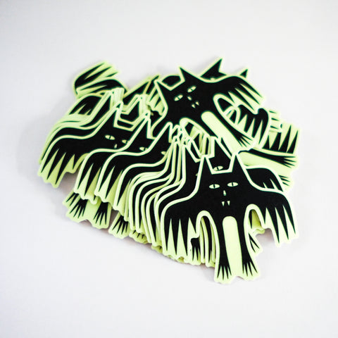 Glow in the Dark Bat Sticker