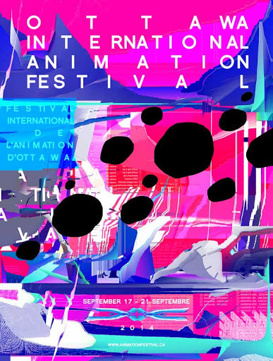 OIAF 2014 poster designed by David O'Reilly