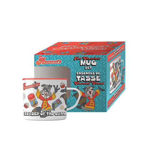 The Raccoons - Bert Mug Set with Hot Chocolate