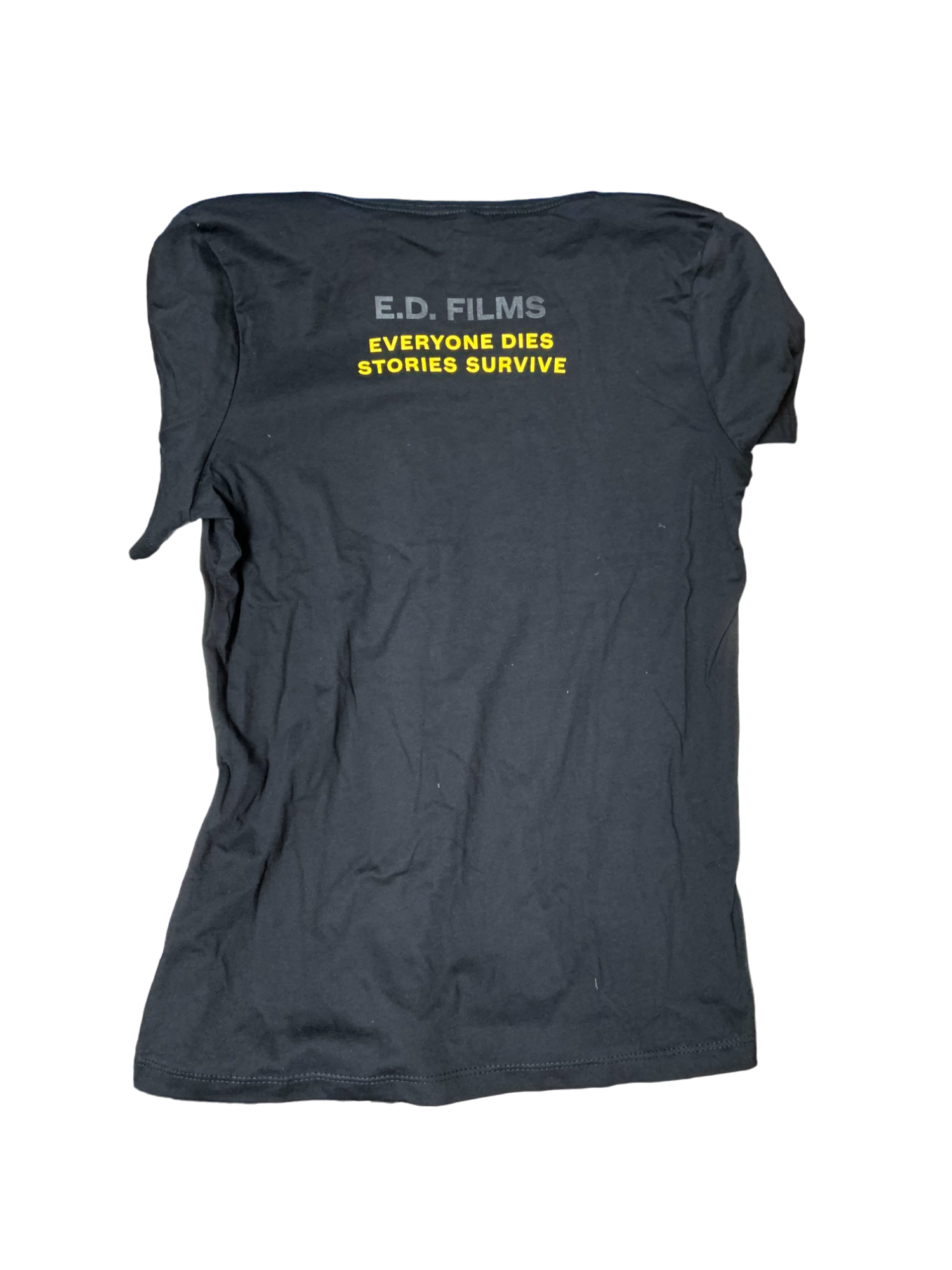 E.D. Films t-shirt back