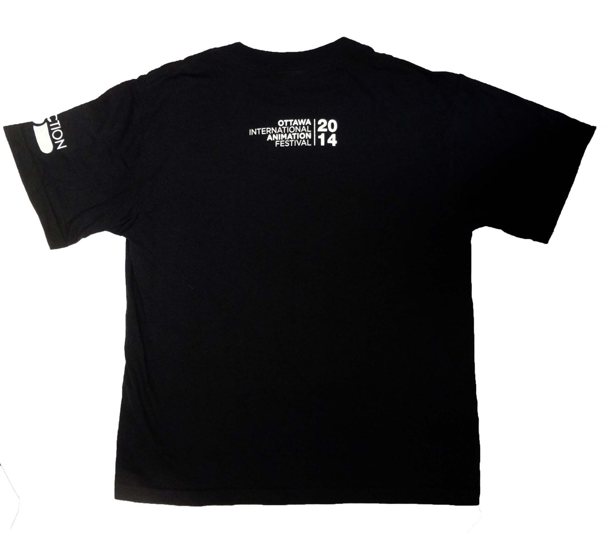 Back of Free Your Mind OIAF 2014 youth t-shirt