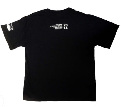 Back of Free Your Mind OIAF 2014 youth t-shirt
