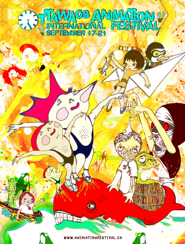 OIAF 2008 poster designed by Ho Yan Tsui