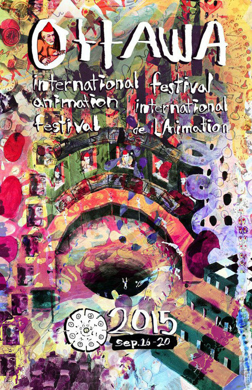 OIAF 2015 poster designed by Hut Collective