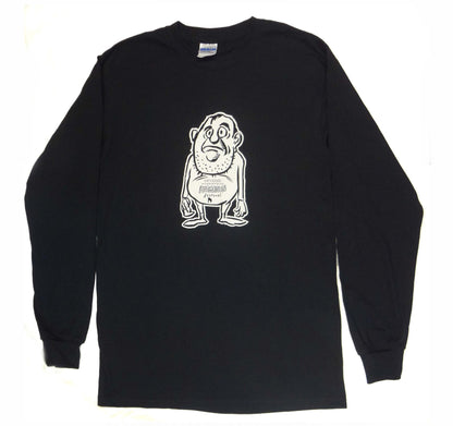 Bubba OIAF long sleeve t-shirt designed by Gary Leib men's black