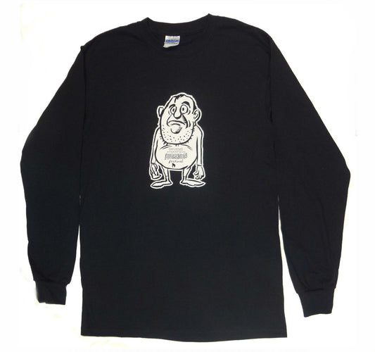 Bubba OIAF long sleeve t-shirt designed by Gary Leib men's black