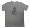 Bubba OIAF men's t-shirt designed by Gary Leib grey