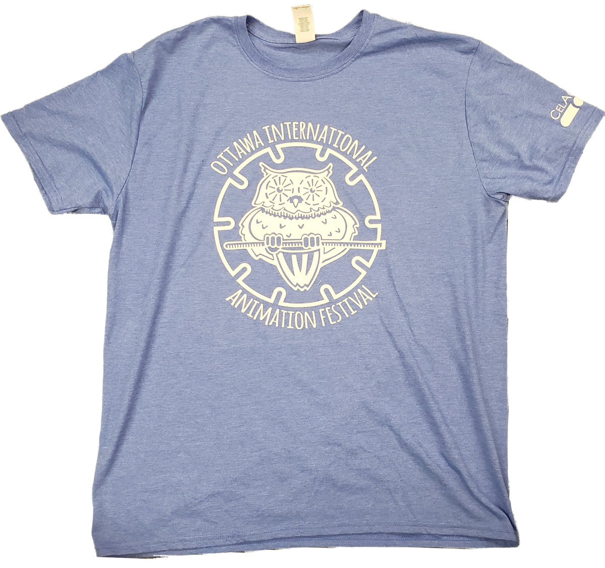 OIAF 2019 official men's t-shirt metro blue