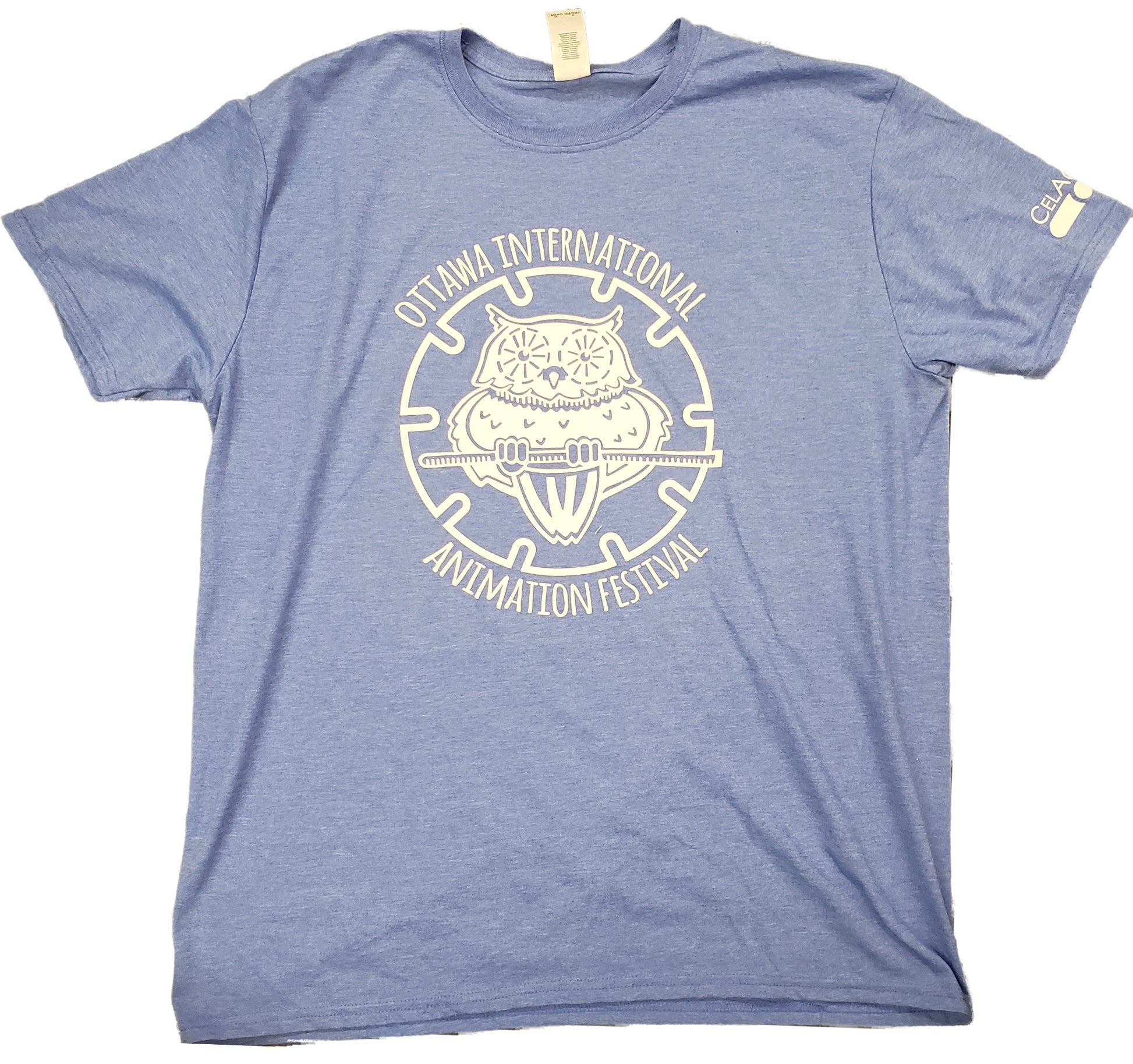 OIAF 2019 official men's t-shirt metro blue