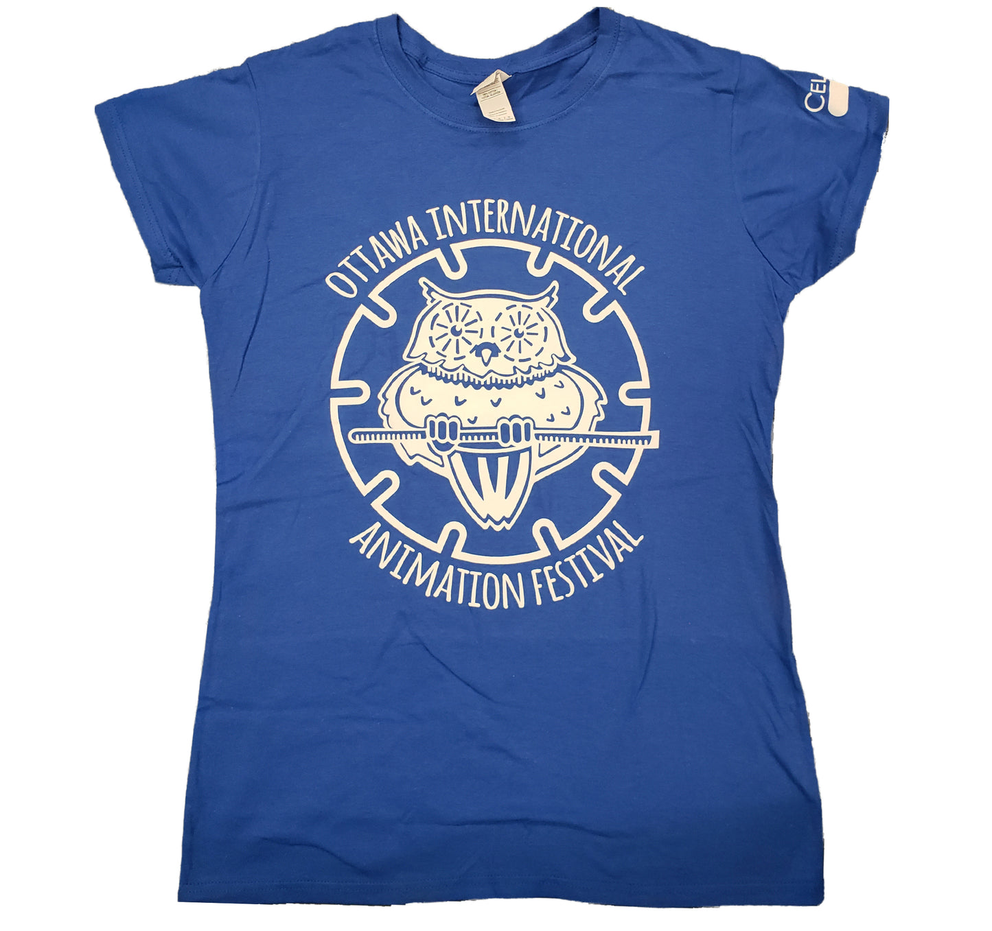 OIAF 2019 official women's t-shirt royal blue