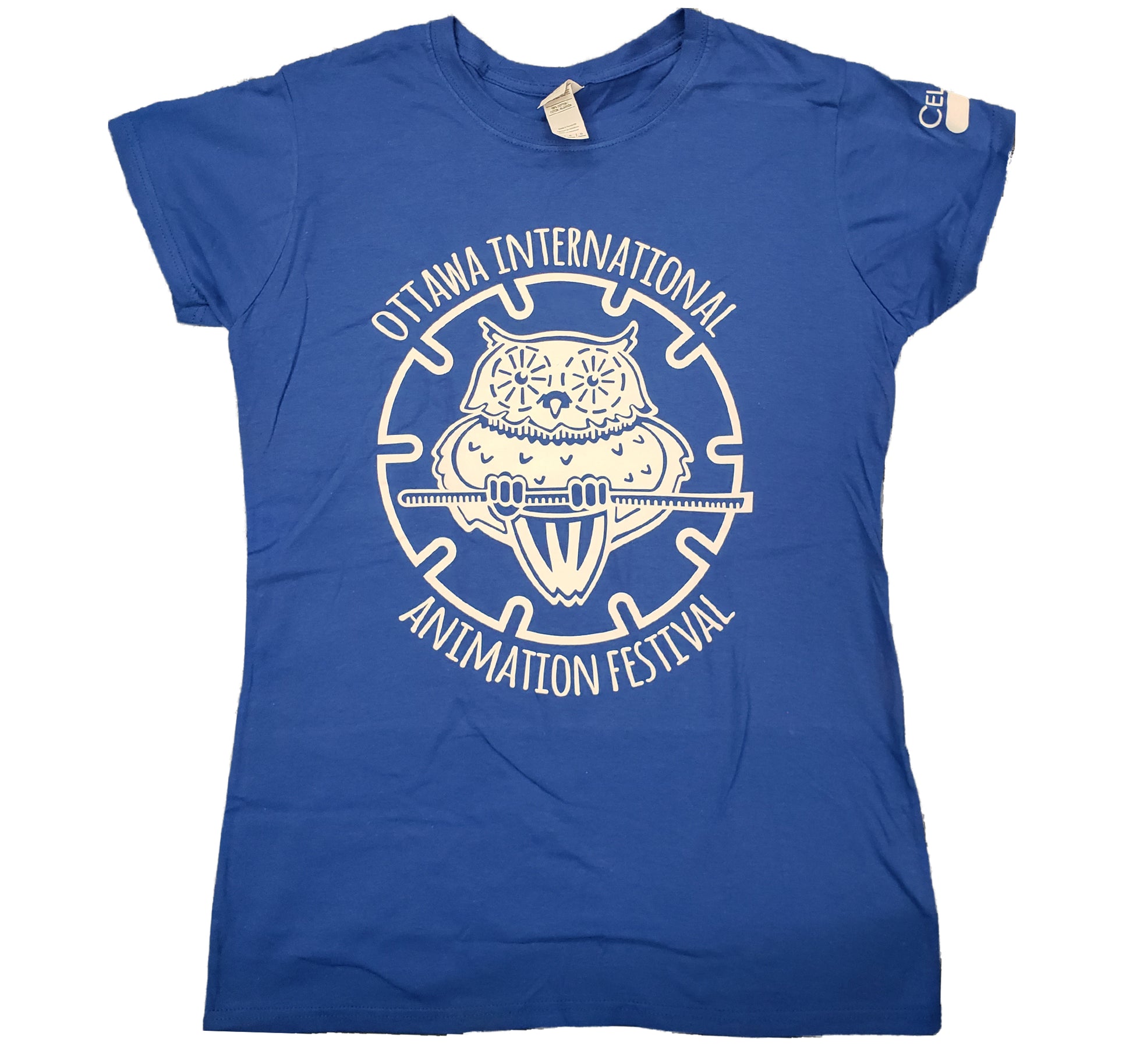 OIAF 2019 official women's t-shirt royal blue