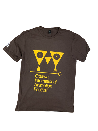 OIAF 2023 men's t-shirt brown