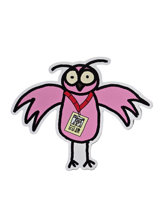 OIAF 2025 Pink Owl Sticker