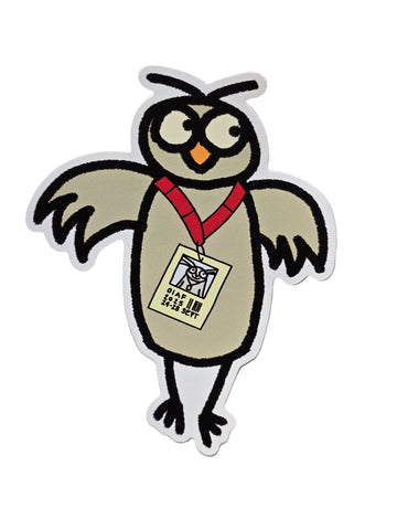 OIAF 2025 Gray Owl Sticker
