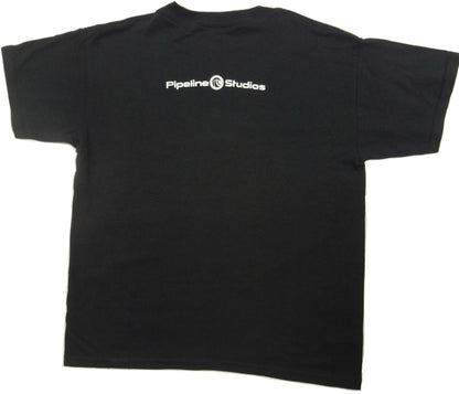 2013 OIAF Boat youth t-shirt designed by Pipeline Studios black back