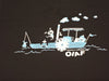 2013 OIAF Boat youth t-shirt designed by Pipeline Studios black graphic