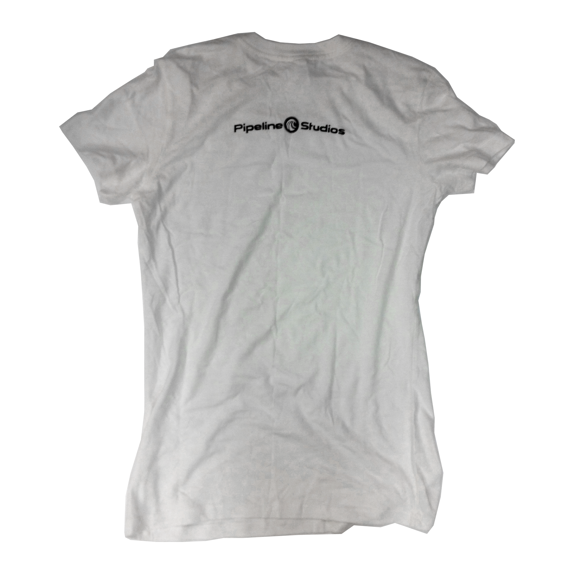 Boat OIAF 2013 women's t-shirt designed by Pipeline Studios white back