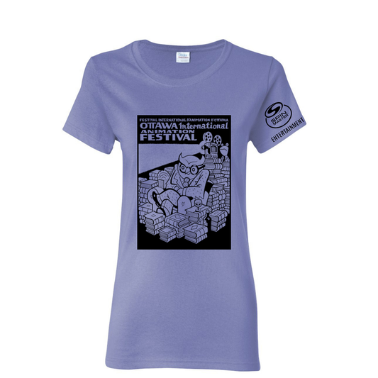 OIAF 2026 Owlbert T-shirt (Violet)- Fitted Style