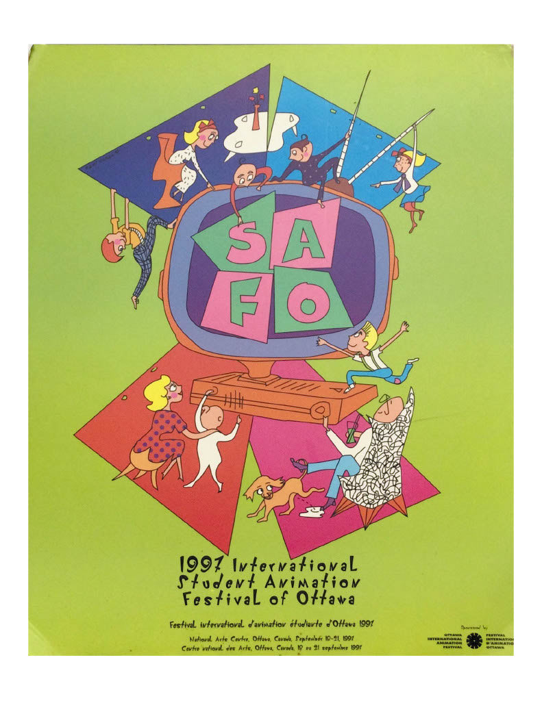 OIAF 1997 poster designed by Romi Caron