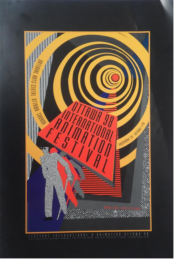 OIAF 1998 poster designed by Romi Caron