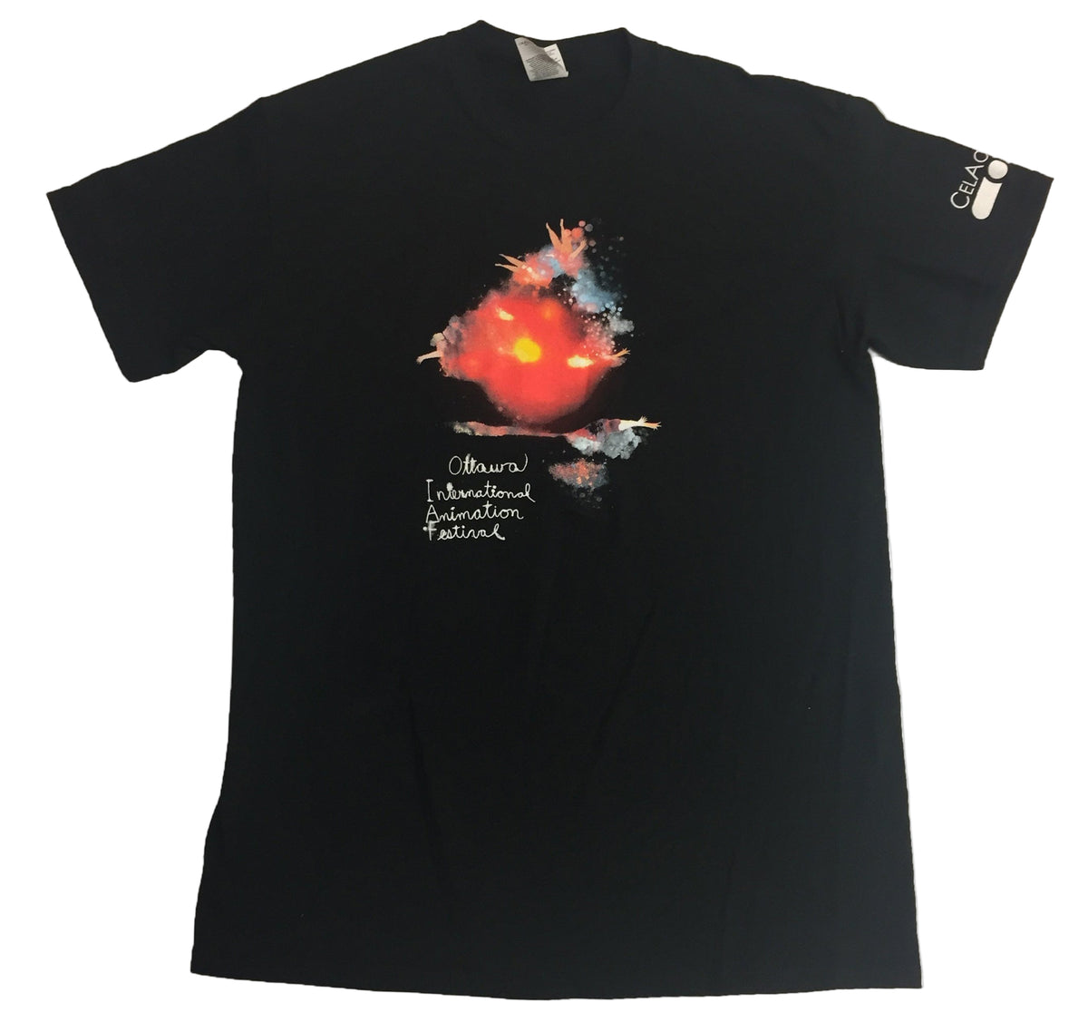 OIAF 2017 men's t-shirt black designed by Elyse Simard