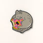 Squirrel Pin - Grey