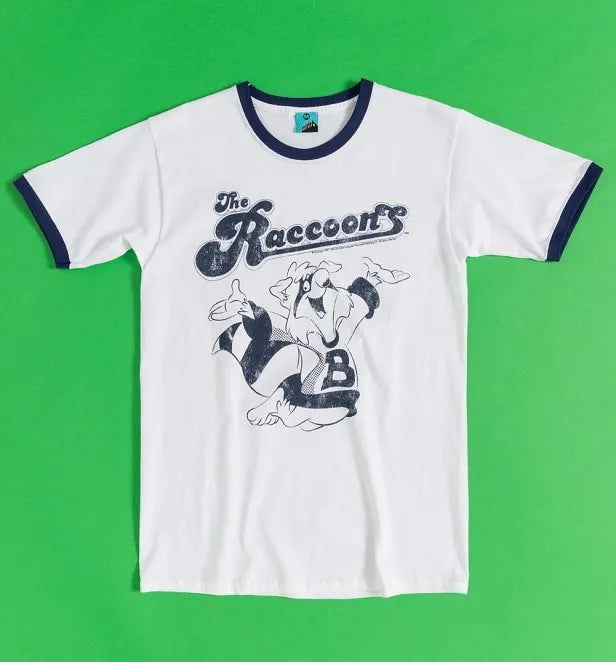 The Raccoons - Bert White Ringer T-Shirt