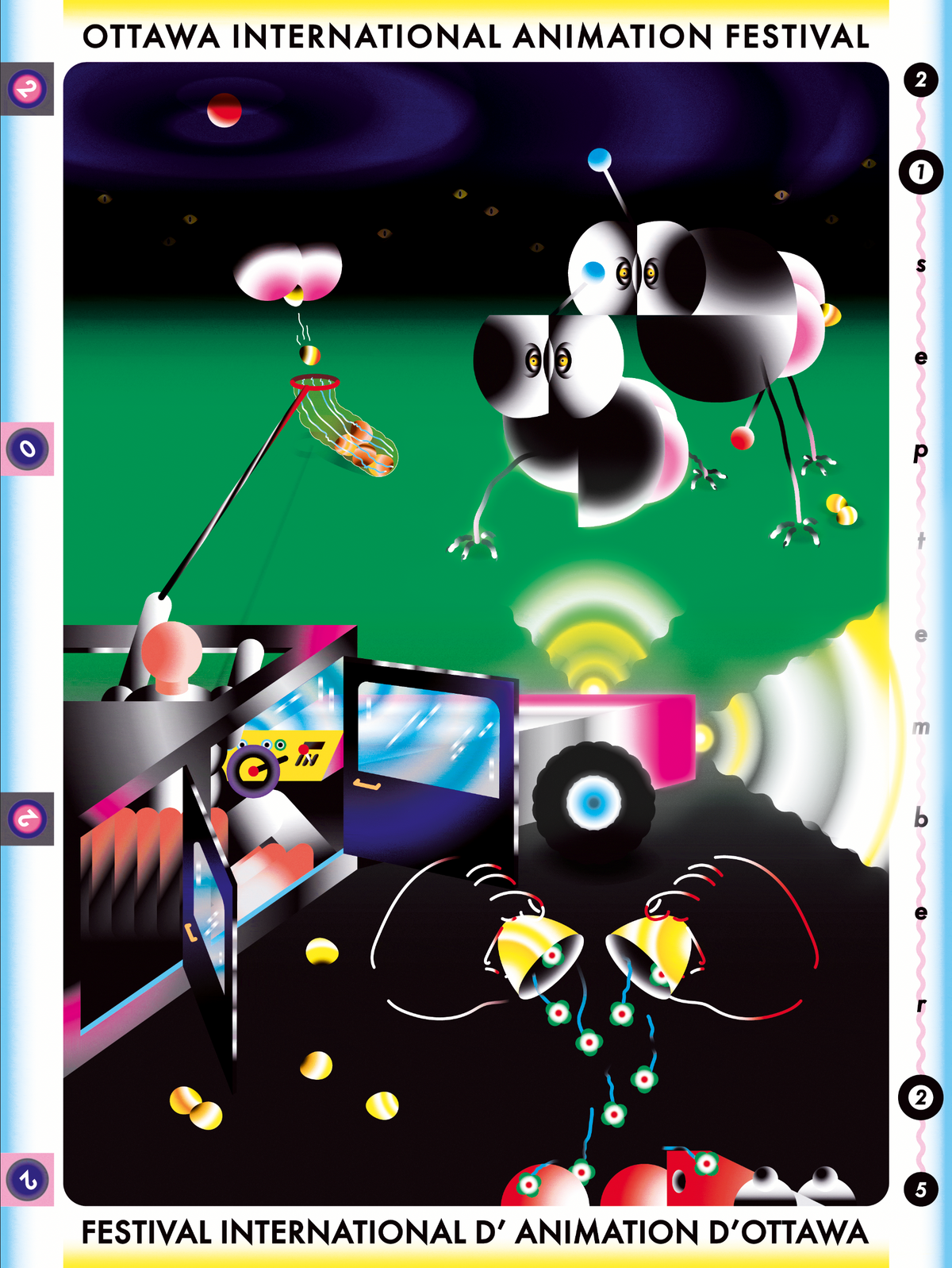 OIAF 2022 poster designed by Wong Ping