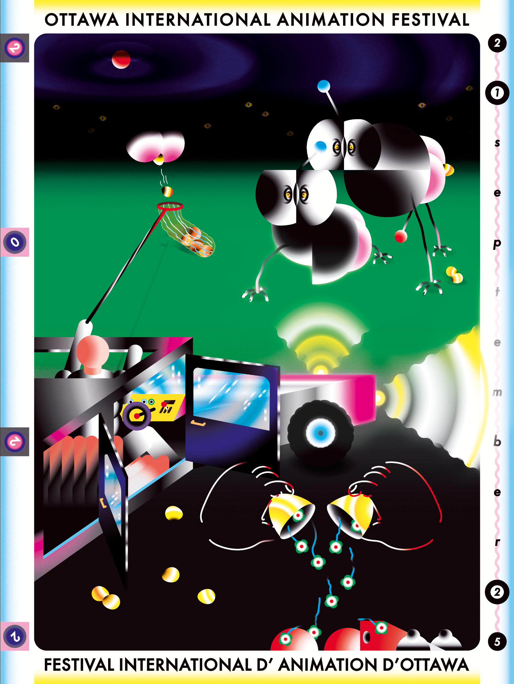 OIAF 2022 poster designed by Wong Ping