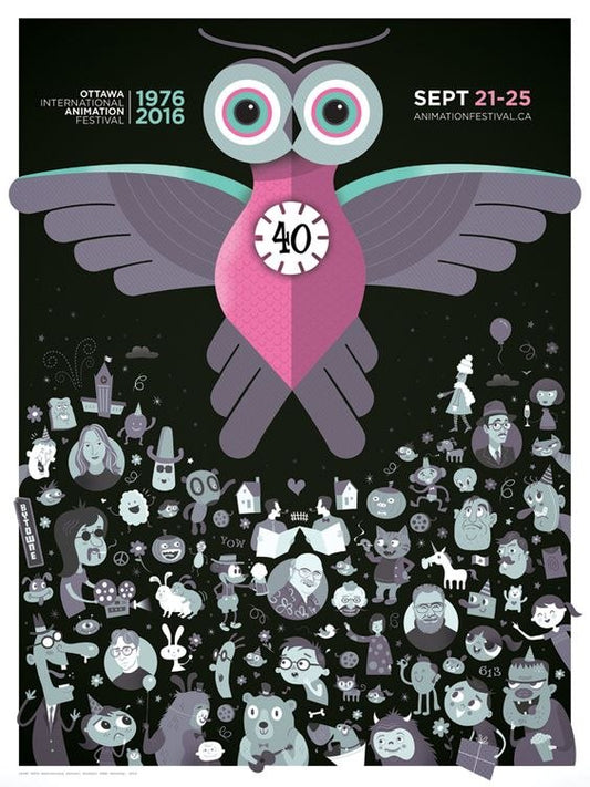 OIAF 2016 poster designed by Michael Zavacky