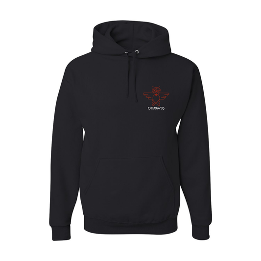 Ottawa '76 Retro Special Edition Hoodie (Black) - Standard/Unisex