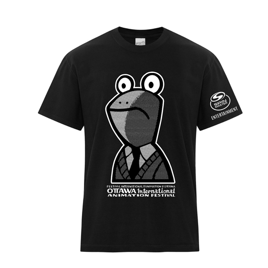 OIAF 2026 Frogworth T-shirt (Black)- Standard/Unisex