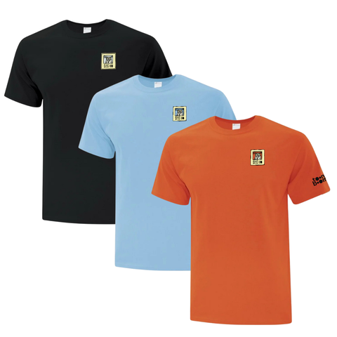 OIAF 2025 Casual T-Shirt (Black, Light Blue, and Orange)